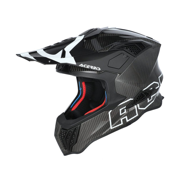 ACERBIS MX- Enduro Helm Airstrike-C - Schwarz/Weiß
