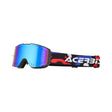 ACERBIS MX- Enduro Kinderbrille Vanguard Verspiegelt - Schwarz/Blau