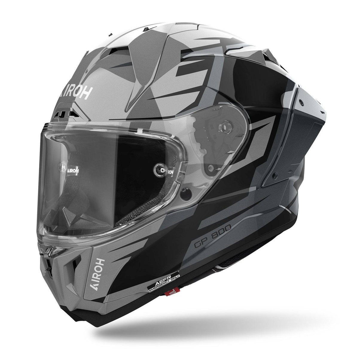 Airoh Helm GP 800 Master grau/schwarz