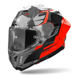 Airoh Helm GP 800 Master grau/schwarz-orange