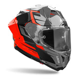 Airoh Helm GP 800 Master grau/schwarz-orange