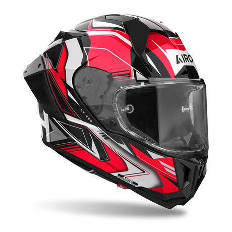 Airoh Helm GP 800 Must schwarz/weiß-rot