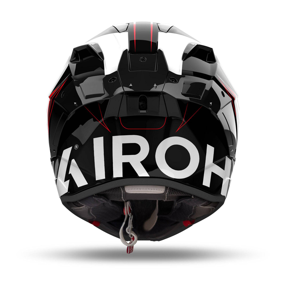 Airoh Helm GP 800 Must schwarz/weiß-rot