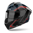 Airoh Helm Matryx Wide schwarz/grau-rot