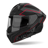 Airoh Helm Matryx Sentinel matt-schwarz/grau-rot