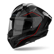 Airoh Helm Matryx Carbon Stylisch schwarz/rot