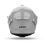 Airoh Spark 2 Integralhelm in Zementgrau, stilvolles Motorradhelm-Design mit Visier und Belüftungssystem.