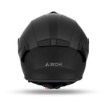 Airoh Helm Spark 2 Integralhelm in mattschwarz mit klarer Visieröffnung, moderner Schutzhelm für Motorradfahrer