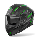 Airoh Helm Spark 2 Shadow Integralhelm in matt-schwarz und grau-grün mit modernem Design und Belüftungsöffnungen