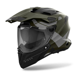 Airoh Helm Commander 2 Reveal matt-military grün/schwarz-grau