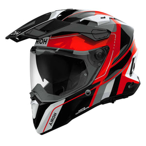 Airoh Helm Commander 2 Skip schwarz/weiß-rot