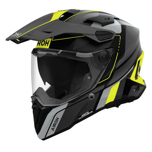 Airoh Helm Commander 2 Skip matt-schwarz/grau-fluo-gelb
