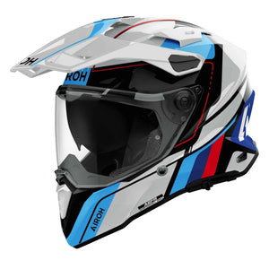 Airoh Helm Commander 2 Skip weiß/schwarz-blau-rot