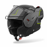 Airoh Helm Mathisse II Genius matt-schwarz/grau-fluo-gelb