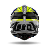 Airoh Helm Aviator 3 Hima grau/blau-fluo-gelb
