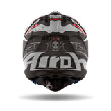 Airoh Helm Aviator 3 Burnout matt-schwarz/grau-rot