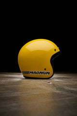 BELL Magnum Jethelm in schwarz mit Visier und Belüftungsöffnungen, leichte Motorrad- und Rollerhelme für Komfort und Schutz