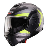 Caberg Helm Trip Lunar matt-schwarz/anthrazit-fluo-gelb