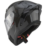 Schwarzer Caberg Drift Evo II Carbon Integralhelm mit Visier und Belüftungsöffnungen, leichter Schutz für Motorradfahrer