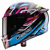 Caberg Helm Avalon X Brama schwarz/hellblau-fluo-gelb-Fuchsia