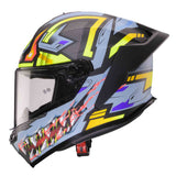 Caberg Helm Roxter Hunter matt-schwarz/grau-fluo-gelb