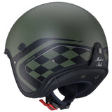 Caberg Helm Freeride X Daytona matt-grün/schwarz-silber