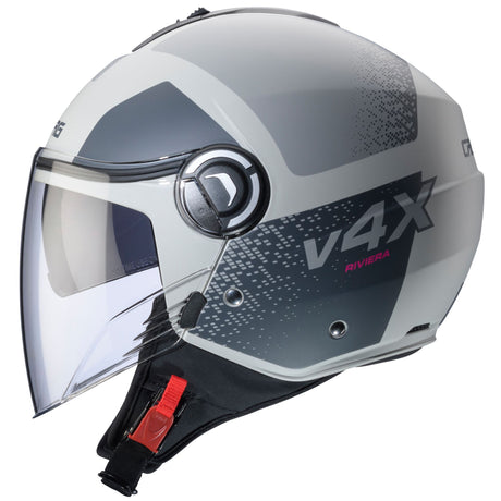 Caberg Helm Riviera V4 X Alpha matt-sand/anthrazit-grau