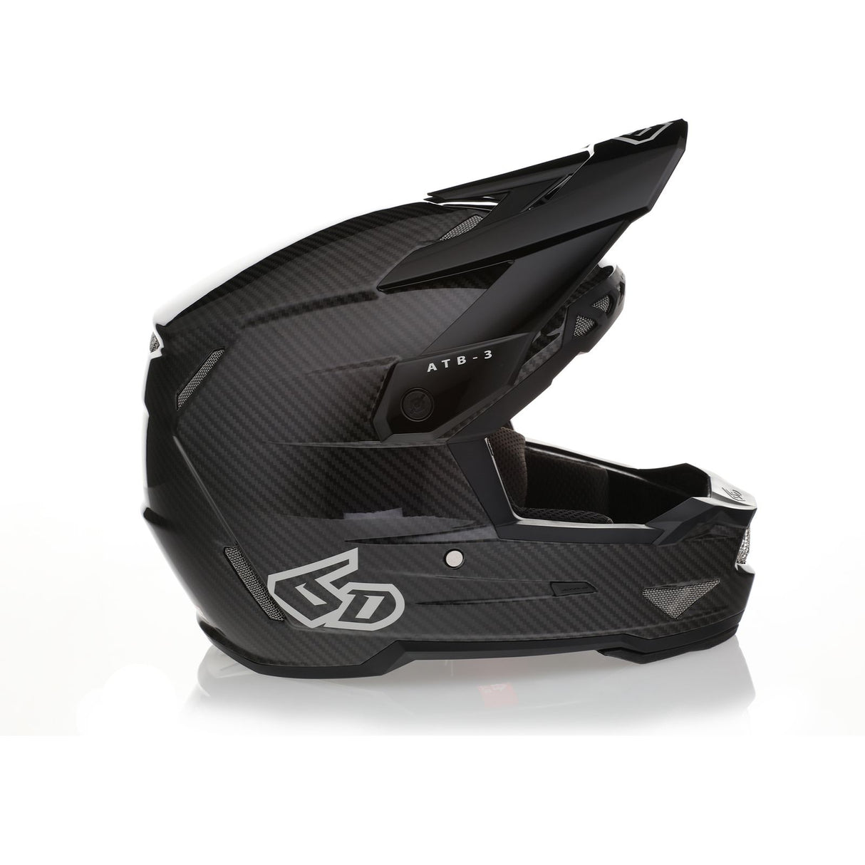 6D ATB-3 Solid Carbon MTB Helm