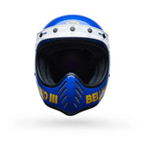 Bell Moto-3 Classic Gloss Blau Motocrosshelm