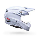 Bell Moto-10 Mips Solid Weiss Motocrosshelm