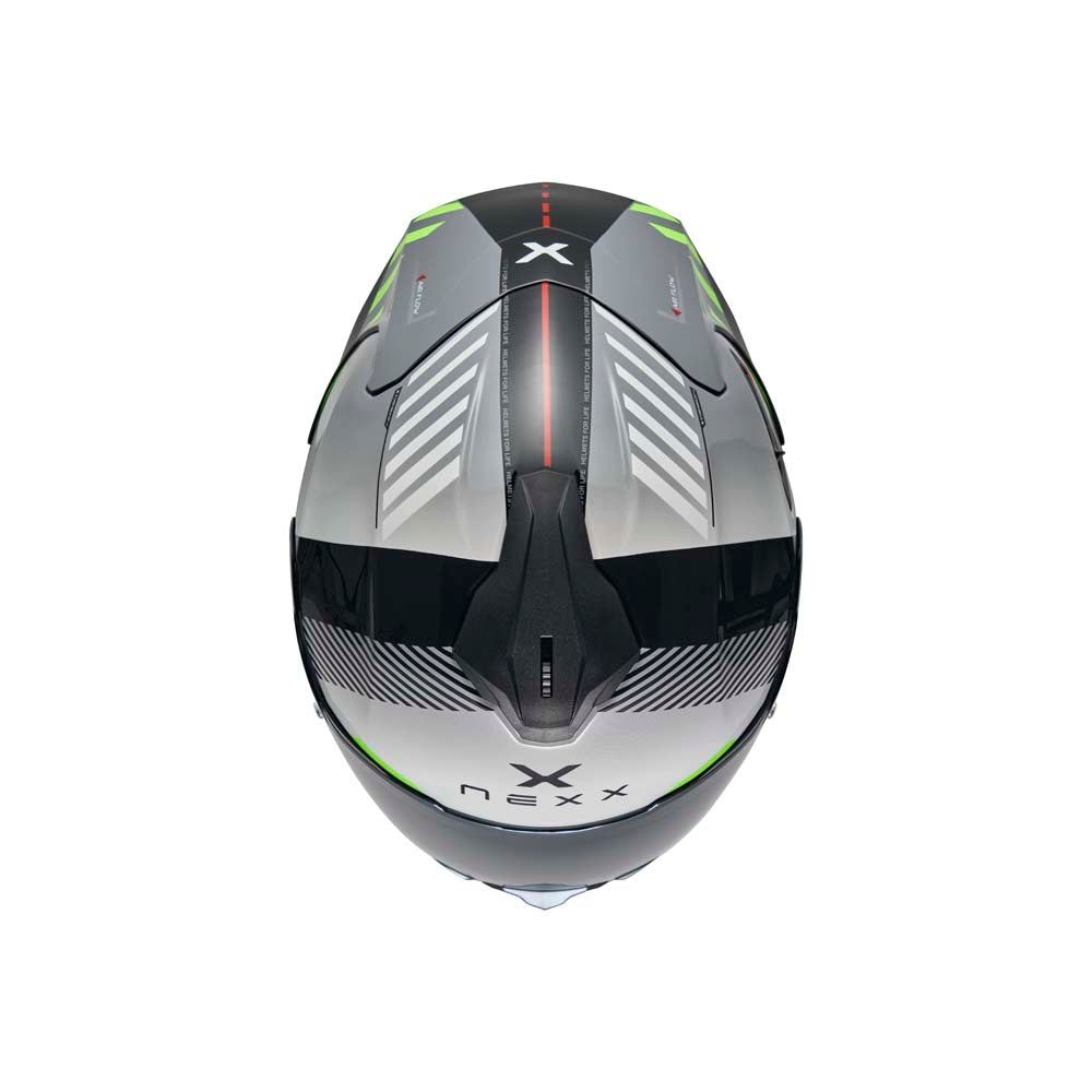 NEXX Helm Y.100R Fade Grau-Schwarz