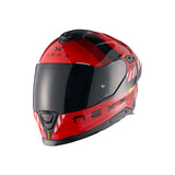 NEXX Helm Y.100R Fade Rot-Schwarz