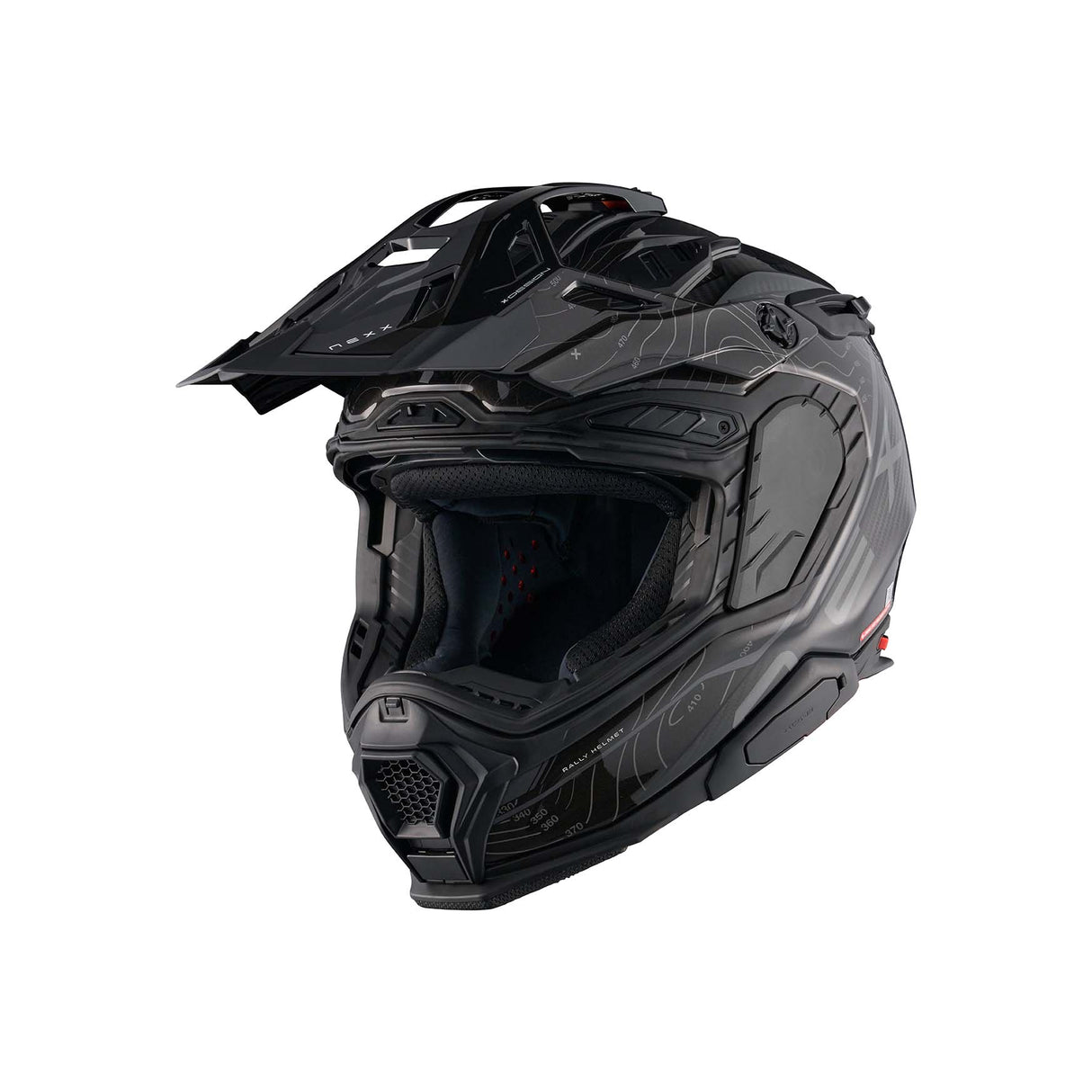NEXX Helm X.WED3 FURKA CARBON Schwarz.Grau