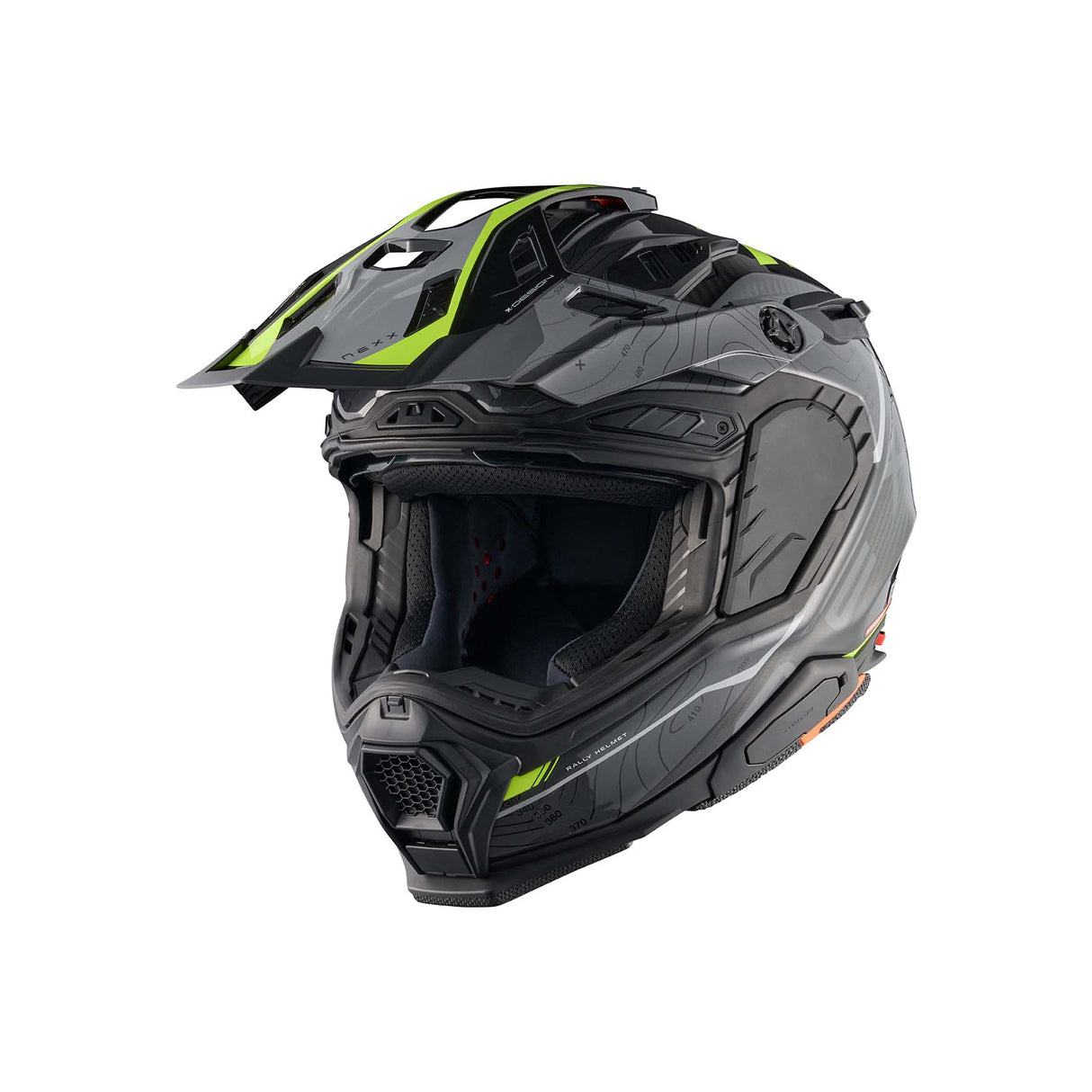 NEXX Helm X.WED3 FURKA CARBON Grau.NEON