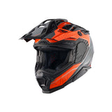 NEXX Helm X.WED3 FURKA CARBON Orange.Grau