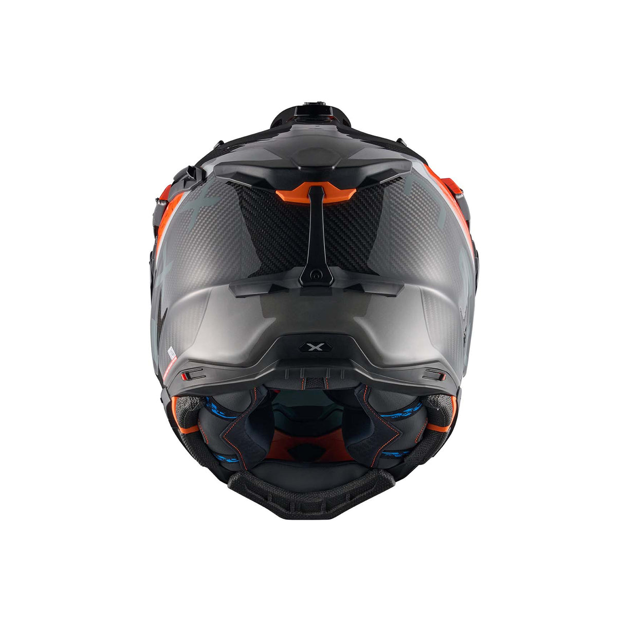 NEXX Helm X.WED3 FURKA CARBON Orange.Grau
