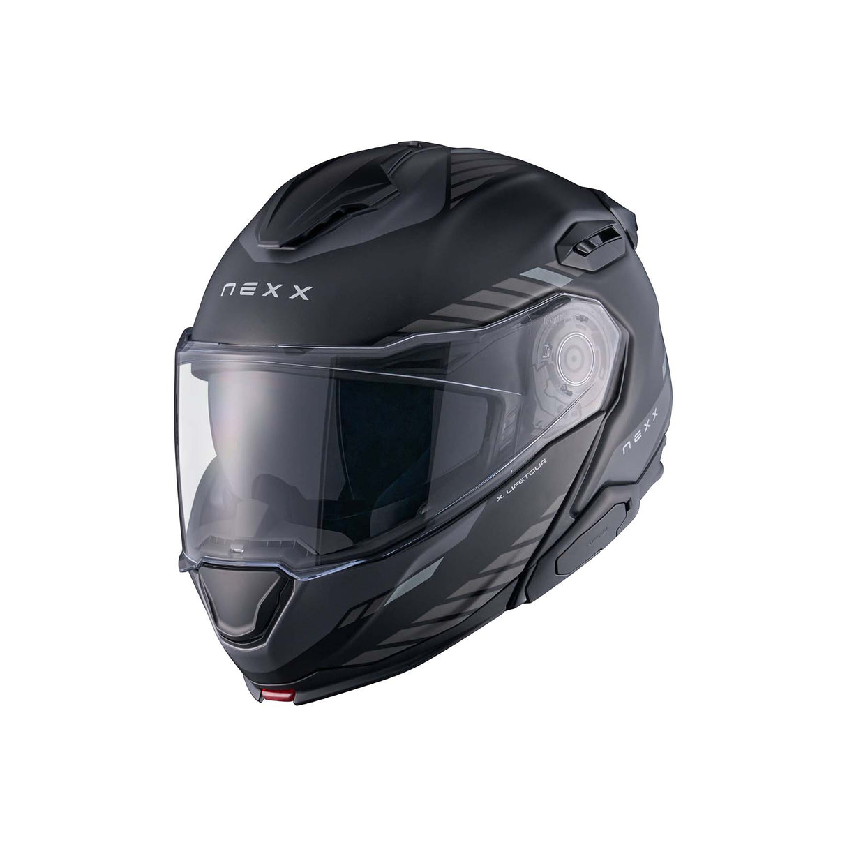 NEXX Helm X.LIFETOUR GLOBE Schwarz.Grau Matt