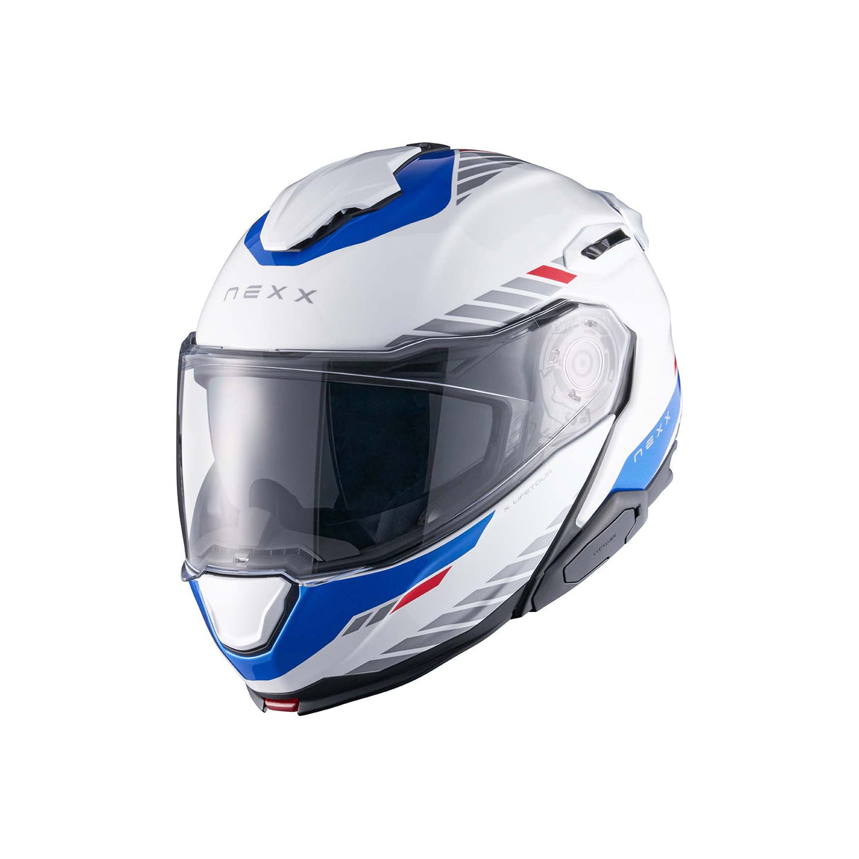 NEXX Helm X.LIFETOUR GLOBE Weiß.Blau