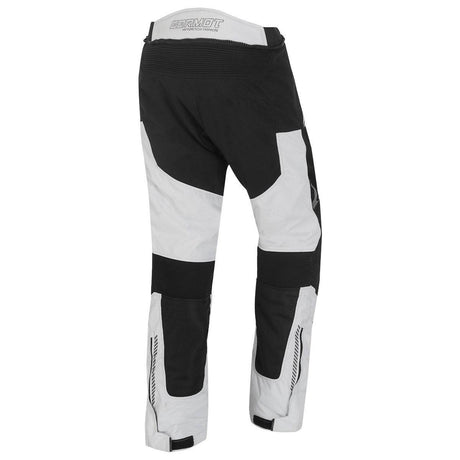Germot Mesh Hose X-Air Evo Pro kurz Herren, hellgrau und schwarz, leichte Touren-Hose mit Mesh-Einsätzen und sportlichem Design