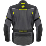 Germot Textiljacke Argos Herren, anthrazit/schwarz-gelb