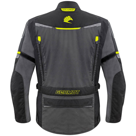 Germot Textiljacke Argos Herren, anthrazit/schwarz-gelb