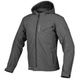 Graue Germot Softshelljacke Snake für Herren, touring Jacke mit robustem Material und sportlichem Design, ideal für Outdoor-Aktivitäten.