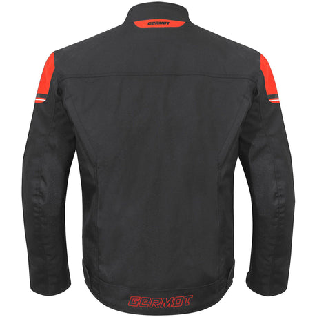 Germot Textiljacke Pure Herren, schwarz/rot
