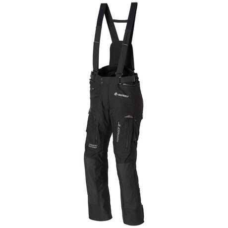 Schwarze Germot Textilhose InsideOut Herren, Hosen-Touring, zeigt die strapazierfähige Außenseite und bequemen Sitz.