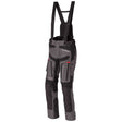 Germot Textilhose InsideOut Herren, anthrazit und rot, Touring-Hose mit robustem Material und bequemem Schnitt, Nahaufnahme