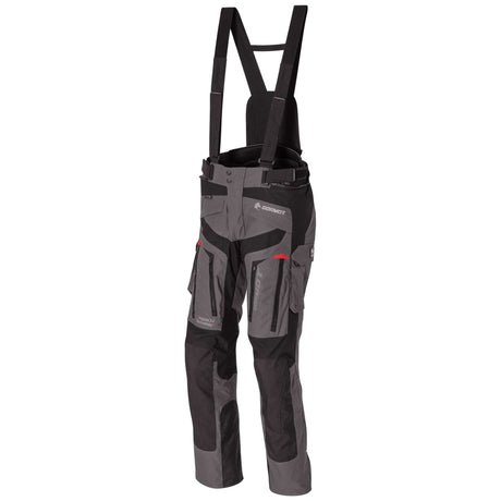 Germot Textilhose InsideOut Herren, anthrazit und rot, Touring-Hose mit robustem Material und bequemem Schnitt, Nahaufnahme