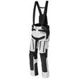 Herren Textilhose Germot InsideOut, hellgrau und schwarz, Touring-Hose mit strapazierfähigem Material und bequemer Passform.
