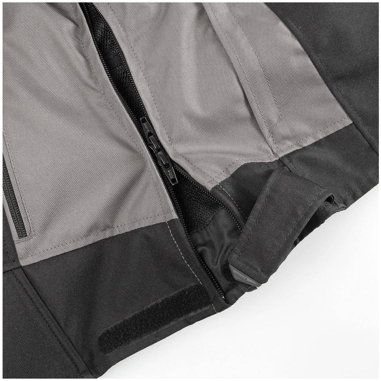 Germot Textiljacke Tara Damen, grau, schwarz-rot, touring Jacke mit Reißverschluss und reflektierenden Details, outdoor geeignet