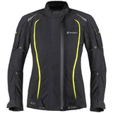 Germot Textiljacke MotoQueen Damen, schwarz/gelb