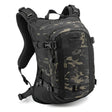 Kriega Rucksack R15 Multicam Black mit gepolsterten Schultergurten und robustem Material, für vielseitigen Einsatz.